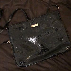 Black patent Kate Spade crossbody